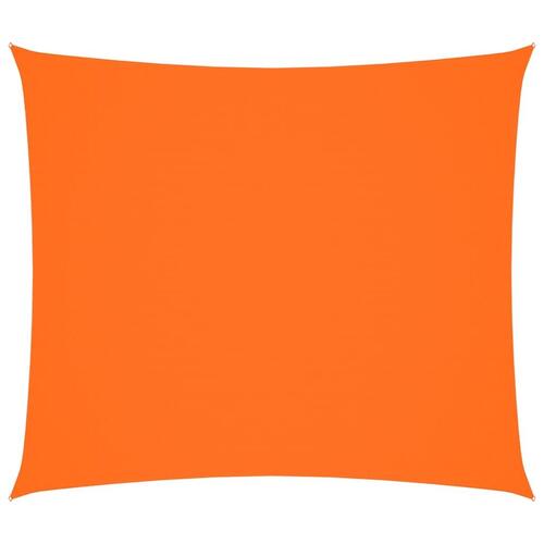 Solsejl 2x2,5 m rektangulær oxfordstof orange