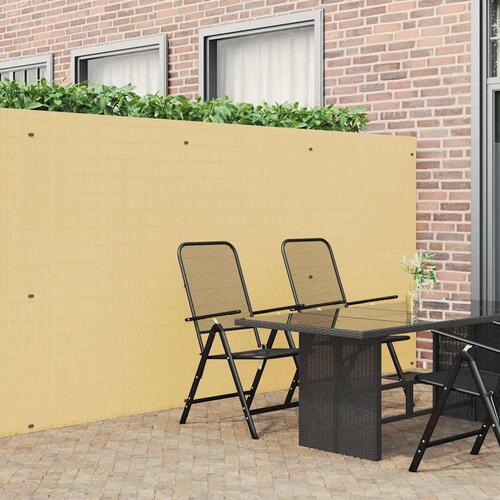 Havehegn dobbeltsidet 1,8x3 m PVC gul