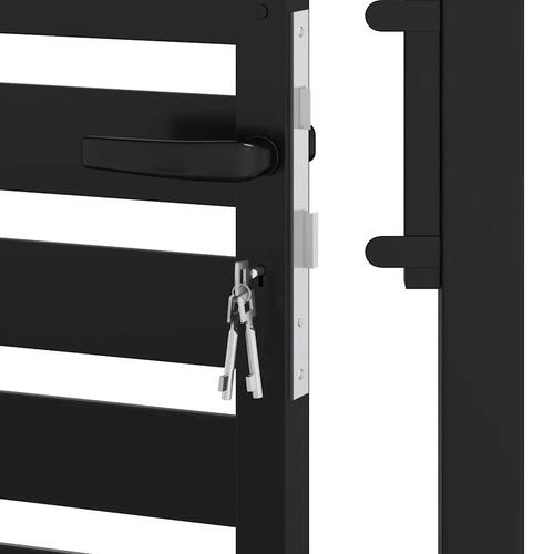 Havelåge låsbar 100x120 cm aluminium sort