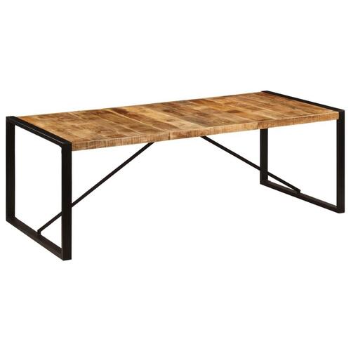Spisebord 220 x 100 x 75 cm massivt mangotræ