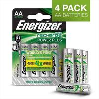 Genopladelige batterier Energizer Accu Recharge Power Plus 2000 AA BP4 1,2 V AA HR6 (4 enheder)