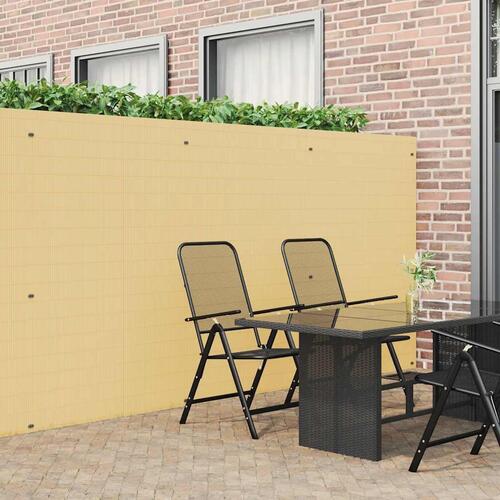 Havehegn dobbeltsidet 1,8x5 m PVC gul