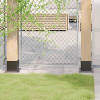 Stolpefødder firkantet 12 stk. 141x141 mm pulverlakeret stål