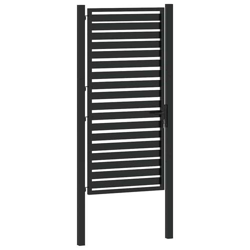 Havelåge låsbar 100x180 cm aluminium sort