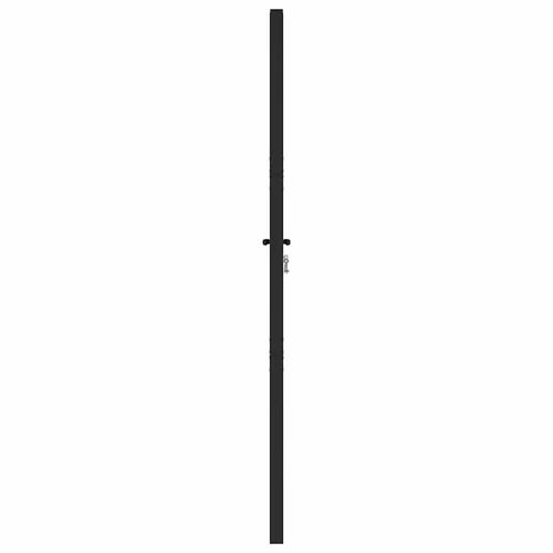Havelåge låsbar 100x180 cm aluminium sort