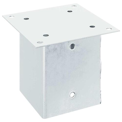 Stolpefødder firkantet 4 stk. 101x101 mm galvaniseret stål