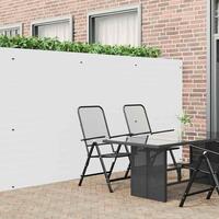 Havehegn dobbeltsidet 1,8x5 m PVC hvid