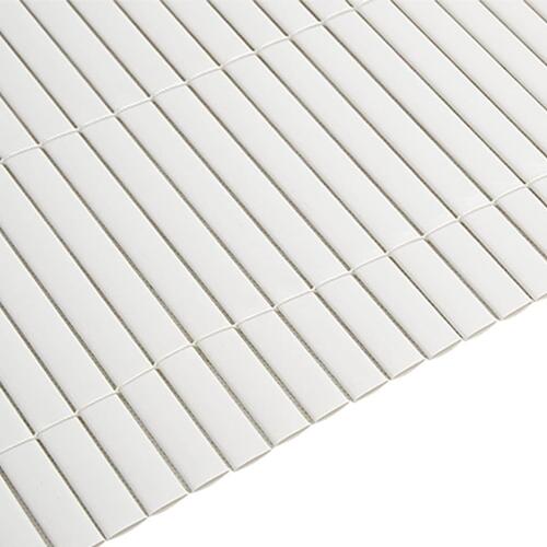 Havehegn dobbeltsidet 1,8x5 m PVC hvid