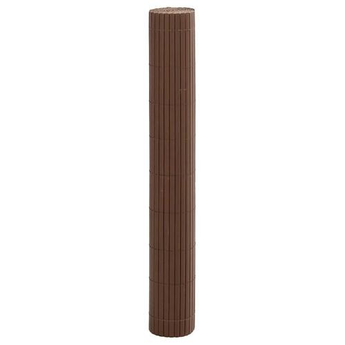 Havehegn dobbeltsidet 1,8x3 m PVC brun