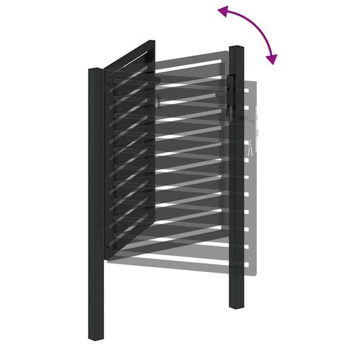 Havelåge låsbar 100x100 cm aluminium sort