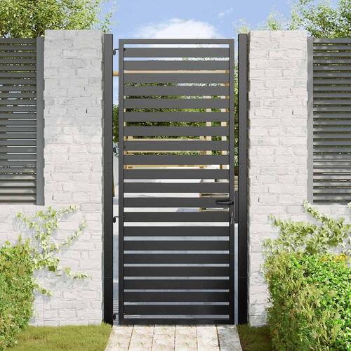 Havelåge låsbar 100x200 cm aluminium sort