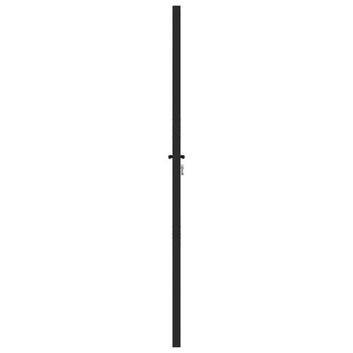 Havelåge låsbar 100x200 cm aluminium sort
