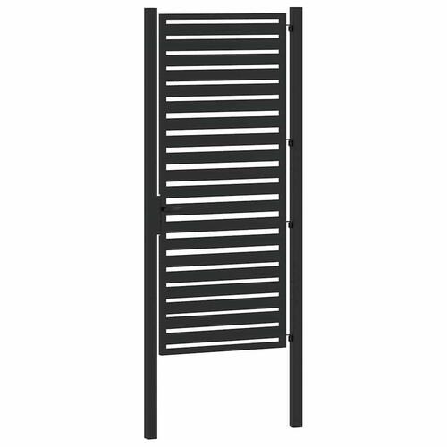 Havelåge låsbar 100x200 cm aluminium sort