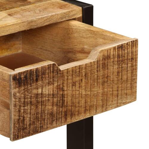 Skænk med 3 skuffer 110x35x75 cm massivt mangotræ