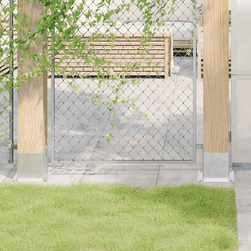 Stolpefødder firkantet 12 stk. 141x141 mm galvaniseret stål
