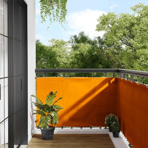 Altanafskærmning 90×700 cm - 100 % polyester, orange