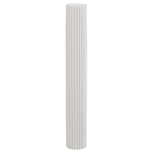 Havehegn dobbeltsidet 1,8x3 m PVC hvid