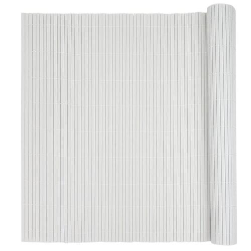Havehegn dobbeltsidet 1,8x3 m PVC hvid