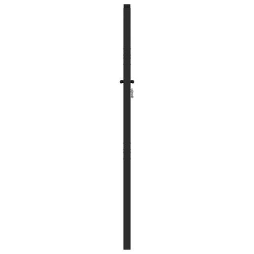 Havelåge låsbar 100x150 cm aluminium sort