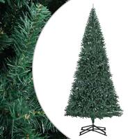 Kunstigt juletræ med fod 500 cm PVC grøn