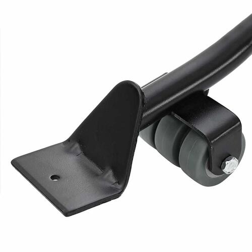 Møbelruller 4 stk. med løfter 13,5x13,5x4,2 cm 300 kg sort