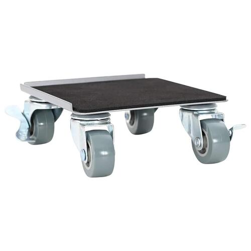 Møbelruller 4 stk. med løfter 13,5x13,5x6 cm stål 1300 kg