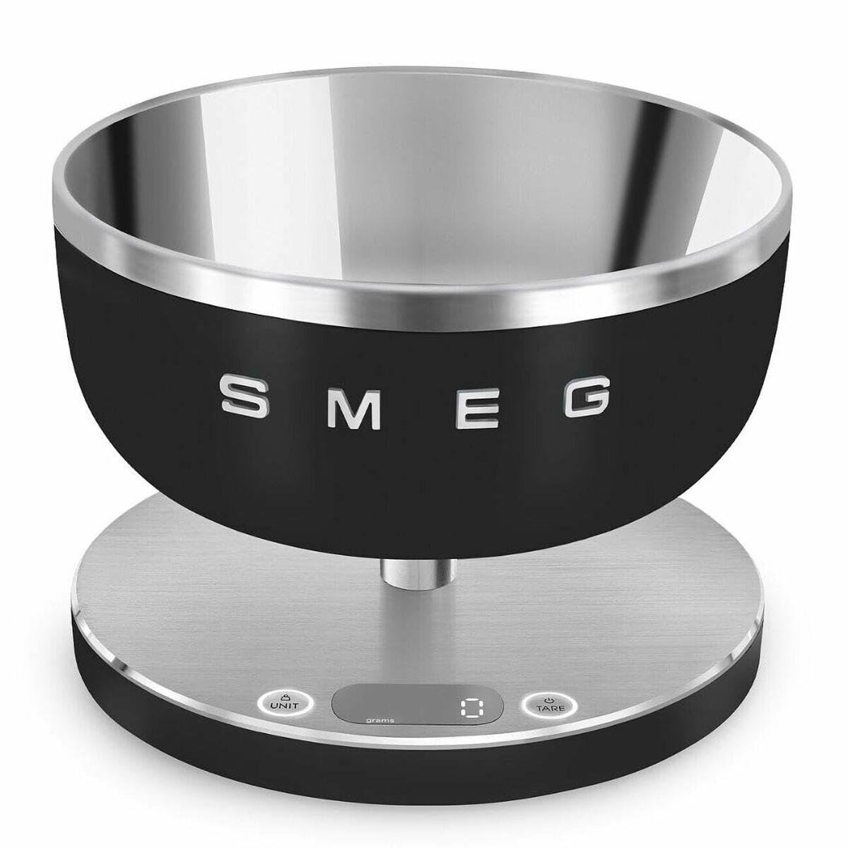 køkkenvægt Smeg KSC01BLMWW Sort 5 kg Digital