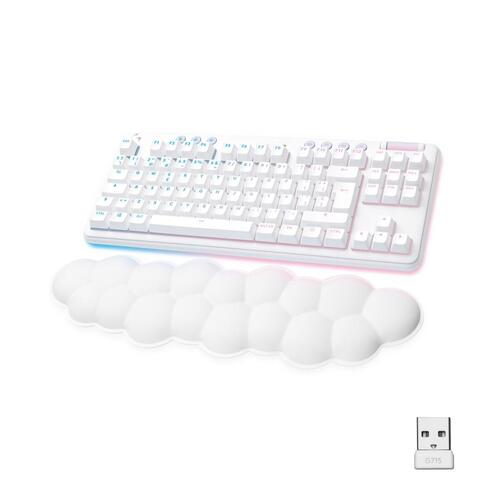 Gaming-tastatur Logitech Hvid Spansk qwerty QWERTY (OUTLET A)