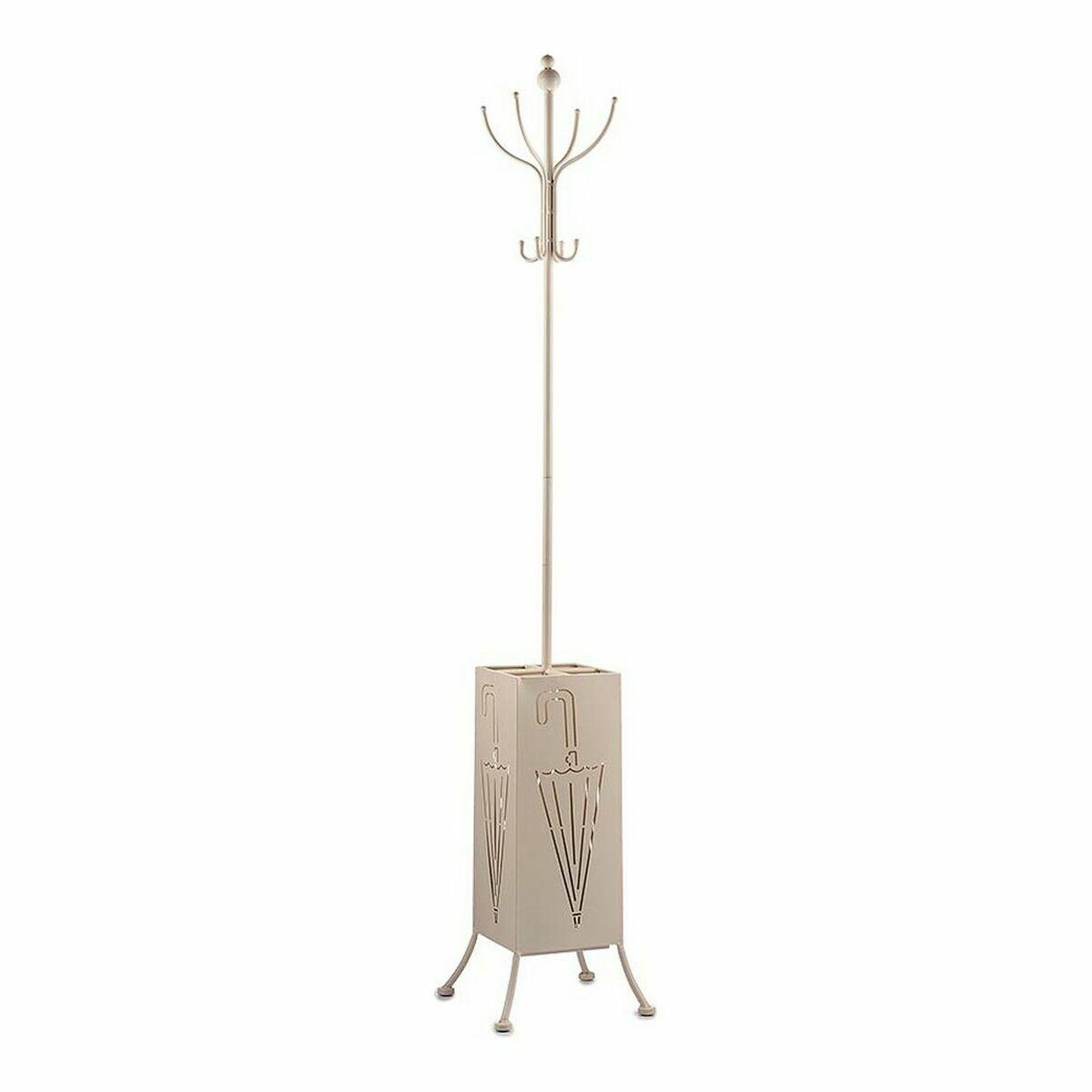 Knagerække Gift Decor Flødefarvet Metal (OUTLET D)