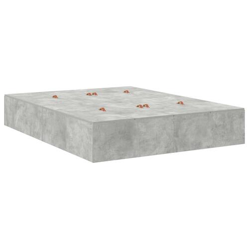 Opbevarings Seng Ramme Beton Grå 160x200 cm