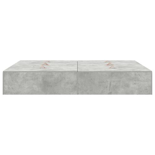 Opbevarings Seng Ramme Beton Grå 160x200 cm