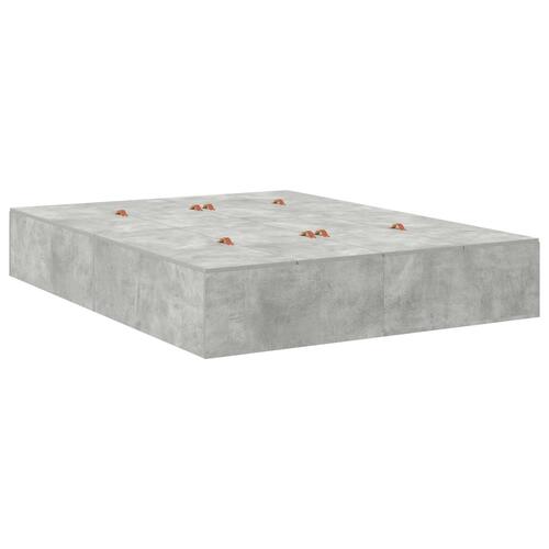 Opbevarings Seng Ramme Beton Grå 160x200 cm
