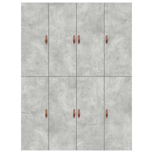 Opbevarings Seng Ramme Beton Grå 160x200 cm