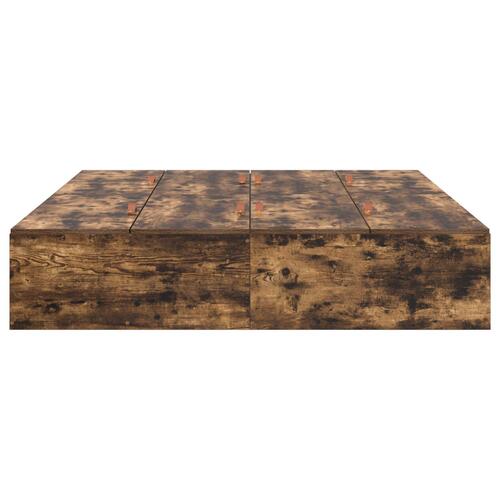 Seng Frame Røget egetræ Massivt egetræ 160 x 200 cm Holdbar