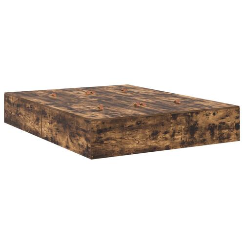 Seng Frame Røget egetræ Massivt egetræ 160 x 200 cm Holdbar