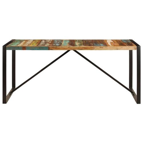 Spisebord 180x90x75 cm massivt genbrugstræ