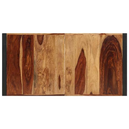 Spisebord 160 x 80 x 75 cm massivt sheeshamtræ