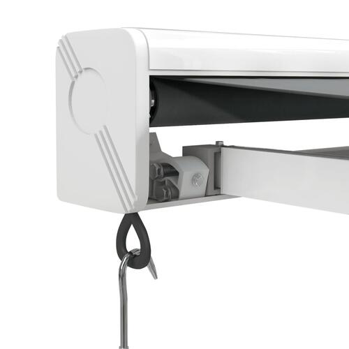 Foldemarkise 3,5x2,5 m stof og aluminium antracitgrå