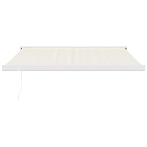 Foldemarkise manuel betjening 3x2,5 m stof aluminium creme
