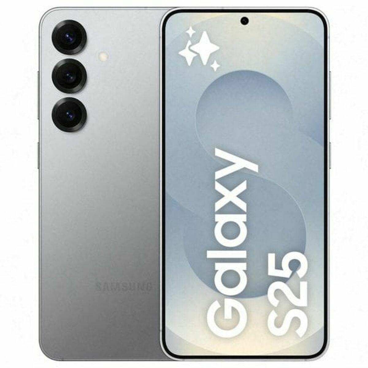 Smartphone Samsung GALAXY S25 6,2" Qualcomm Snapdragon 8 Elite 12 GB RAM 128 GB Grå Sølvfarvet