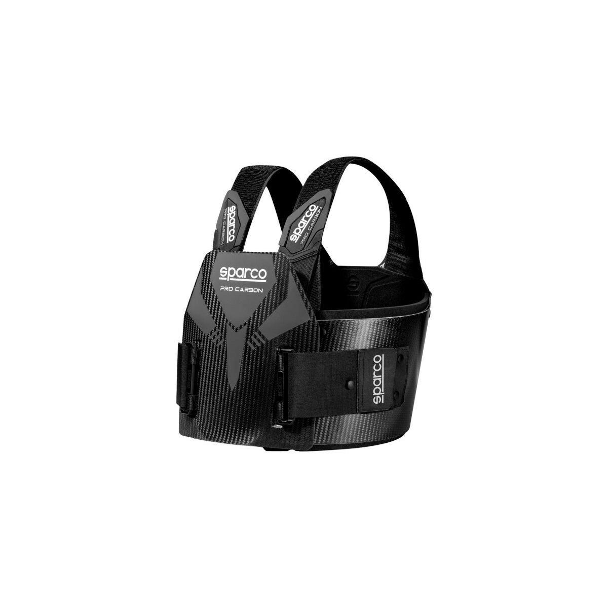 Sparco ribbeskyttelse Pro Carbon S - sort (FIA 8877-2022)