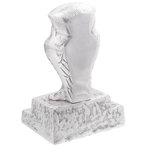 Bogstøtter 2 stk Sølv 12x9x19 cm Aluminium Ugle