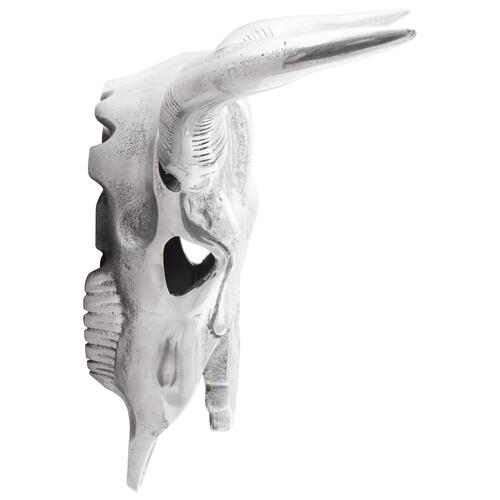 Vægmonteret Tyrhoved Sølv 34x13x53 cm Aluminium