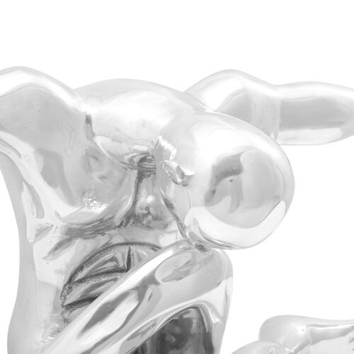 Skulptur Sølv 63x20x22 cm Aluminium Taknemmelig Mand