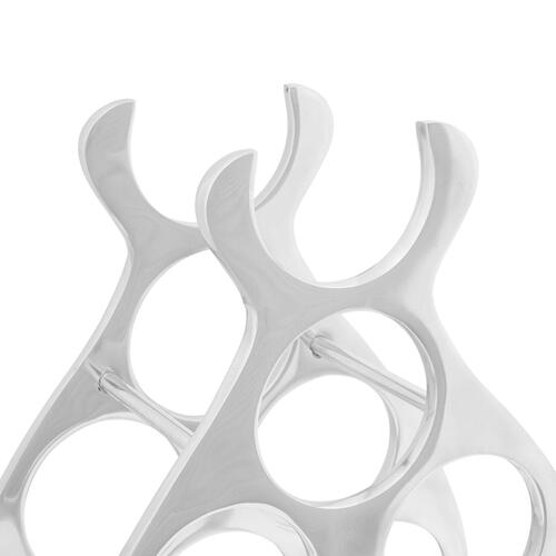 Vinreol Sølv 32x14x37,5 cm Aluminium