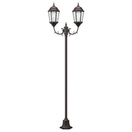 Have Lyskilde Post 2-Lampe E27 Bronze 220 cm Aluminium