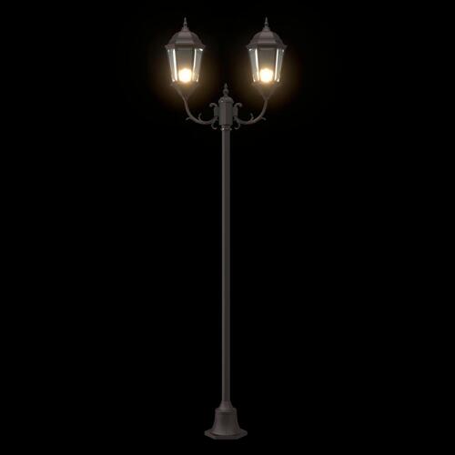 Have Lyskilde Post 2-Lampe E27 Bronze 220 cm Aluminium