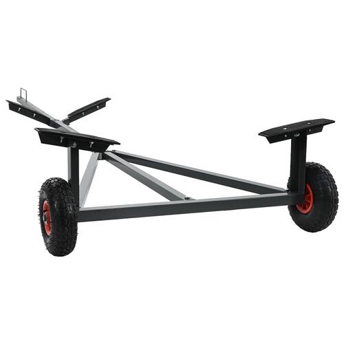 Bådkærre 212-302 cm Justerbar længde 160 kg Stål