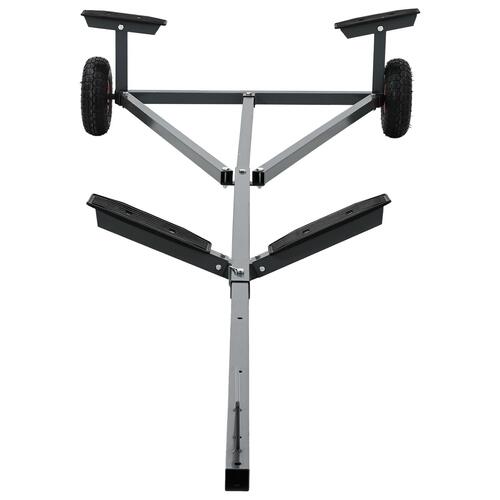 Bådkærre 212-302 cm Justerbar længde 160 kg Stål