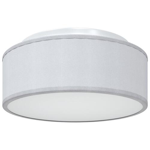 Loftlamper Flush Mount Grå Ø 30 cm Stof E27